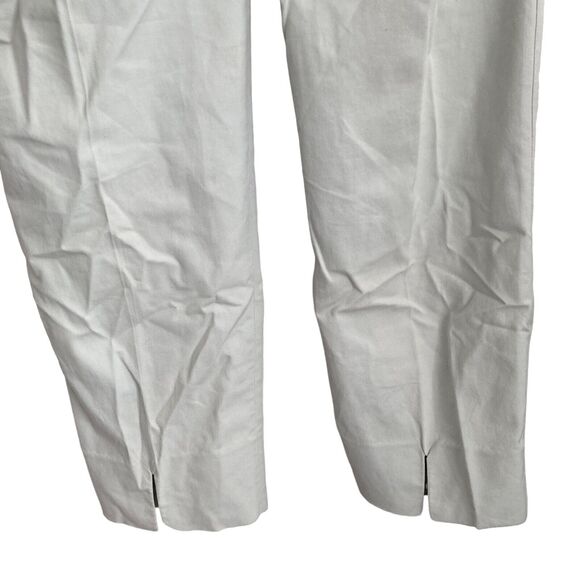 Piazza Sempione Pants Womens 30x29 Beige Light Green Ankle Slit - Picture 8 of 10